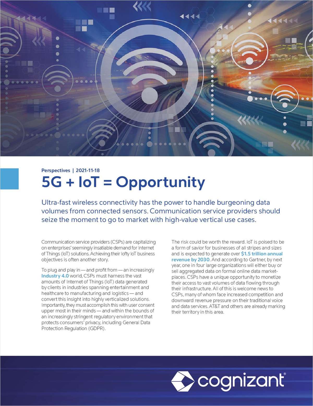 5G + IoT = Opportunity