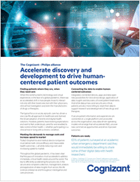 Accelerate discovery and development to drive humancentered patient outcomes