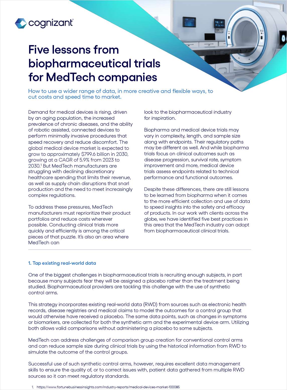 Five Lessons from Biopharmaceutical Trials for MedTech Companies