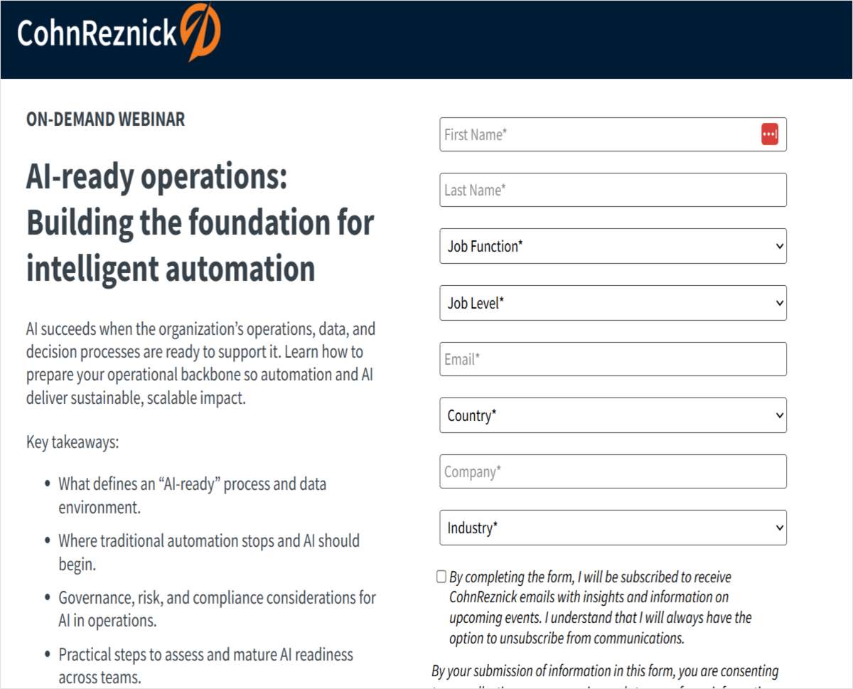 AI-ready operations: Building the foundation for intelligent automation
