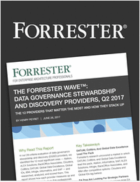 The Forrester Wave™: Data Governance Stewardship and Discovery Providers