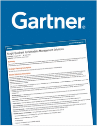 2017 Gartner Magic Quadrant for Metadata Management Solutions