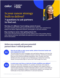 Is Your Cancer Strategy Built to Deliver? 7 Questions to Ask Partners to Find Out