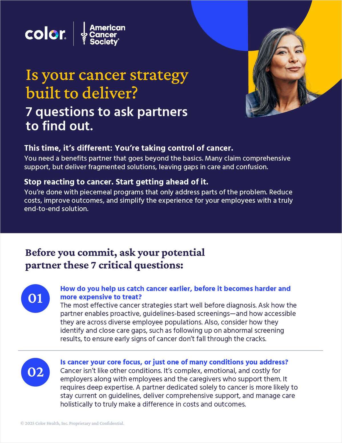 Is Your Cancer Strategy Built to Deliver? 7 Questions to Ask Partners to Find Out
