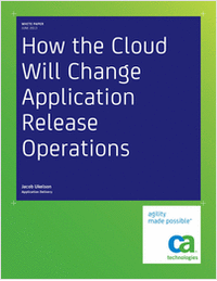 How the Cloud will Change Application Release Applications