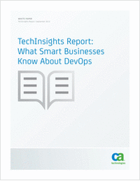 TechInsights Report: What Smart Businesses Know About DevOps