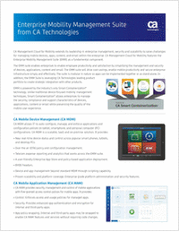 Enterprise Mobility Management Suite from CA Technologies