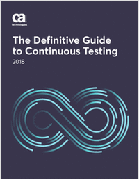 The Definitive Guide to Continuous Testing eBook