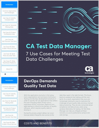 CA Test Data Manager:7 Use Cases for Meeting Test Data Challenges eBook