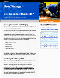 Introducing Made2Manage ERP