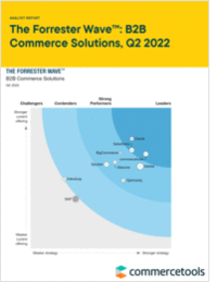The Forrester Wave™: B2B Commerce Solutions, Q2 2022