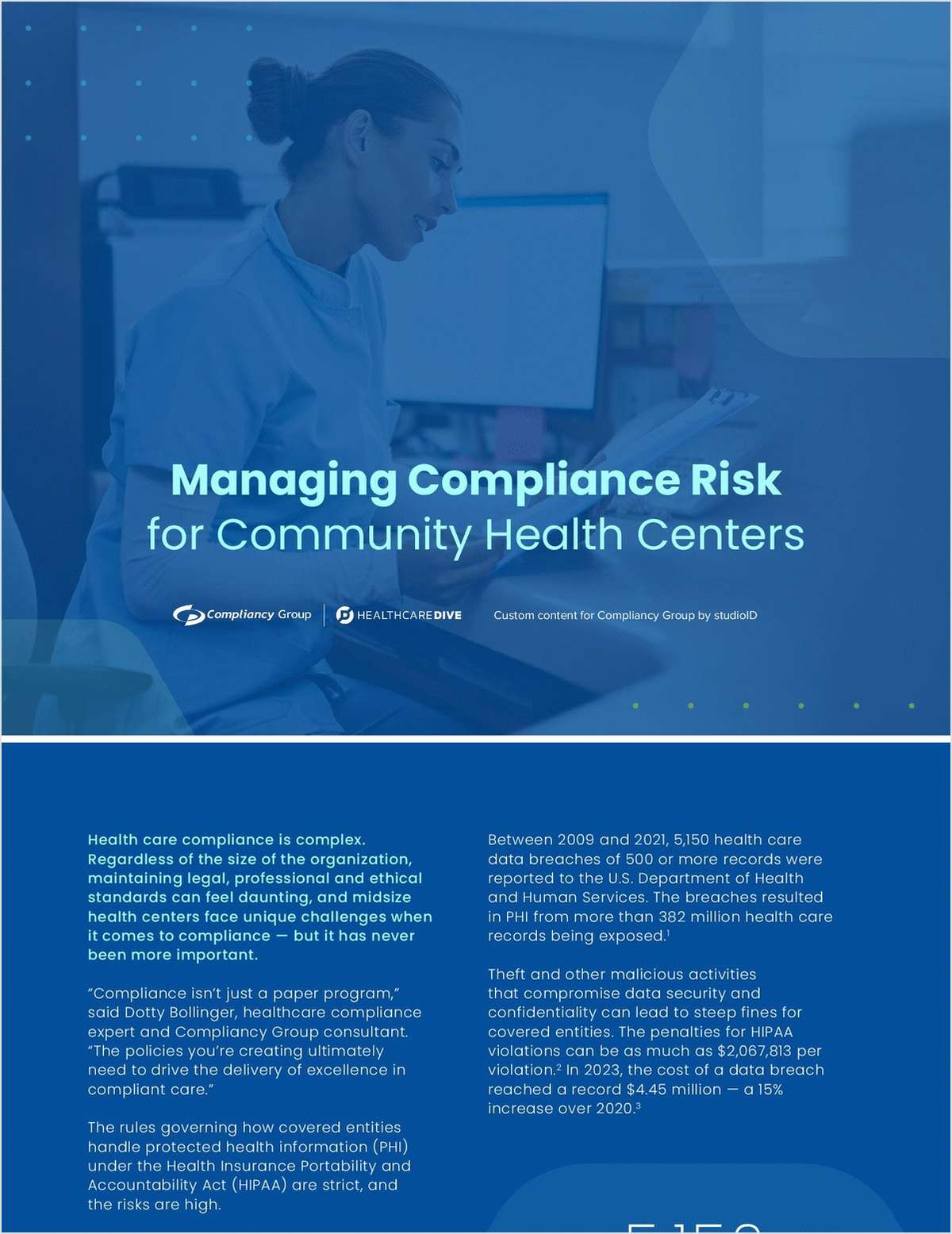 Managing Compliance Risk for Community Health Centers