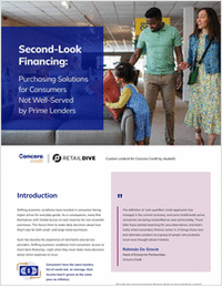 Second-Look Financing:   Solutions for Near-Prime Consumers