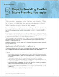 5 Steps to Providing Flexible Estate Planning Strategies