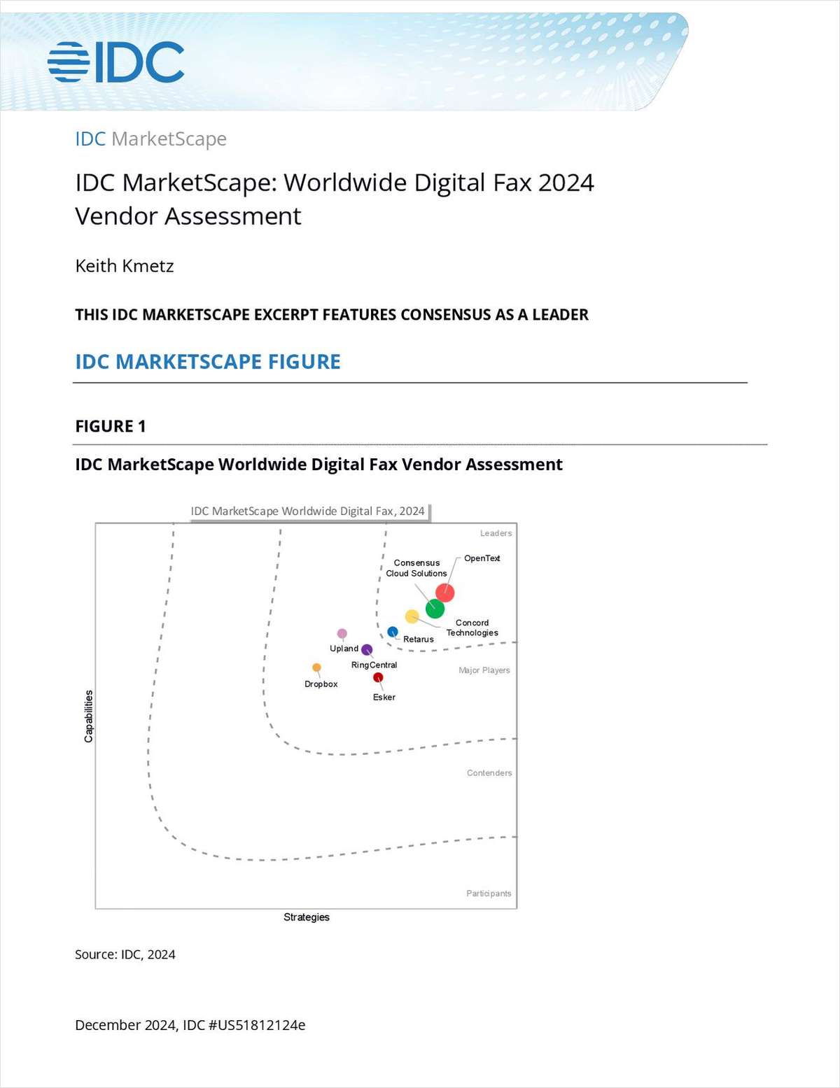 eFax®: A Leading Digital Cloud Fax Solution, Powered by an IDC MarketScape-Recognized Leader