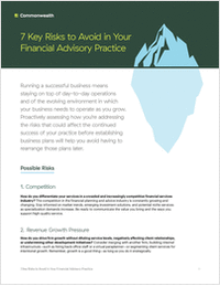 7 Key Risks to Avoid in Your Financial Advisory Practice