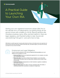 A Practical Guide to Launching Your Own RIA