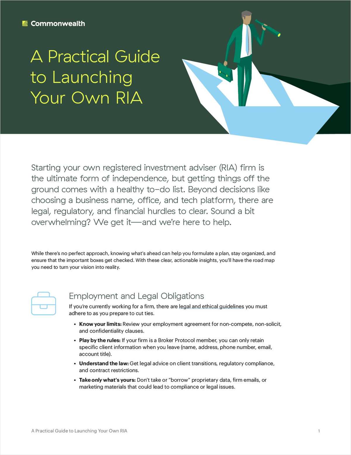 A Practical Guide to Launching Your Own RIA