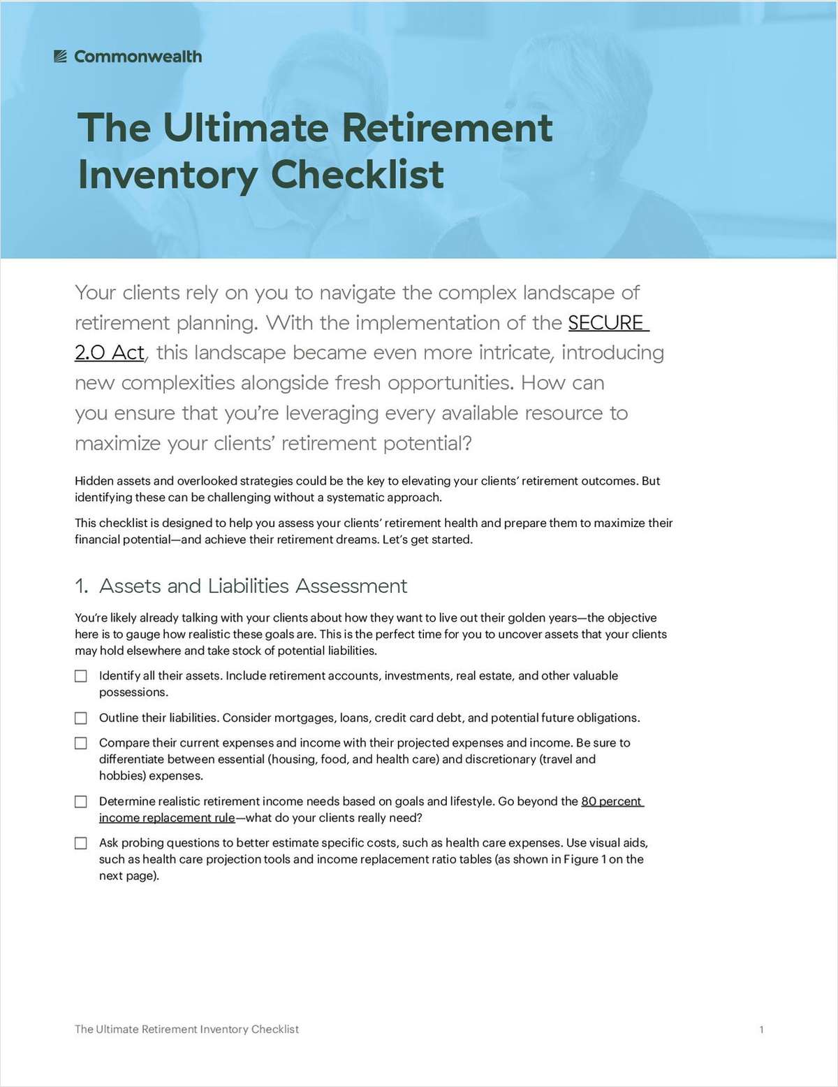 The Ultimate Retirement Inventory Checklist