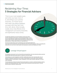 Reclaim Your Time: 5 Strategies for Financial Advisors