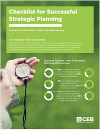 Checklist For Successful Strategic Planning