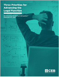 Three Key Priorities for Advancing the Legal Function