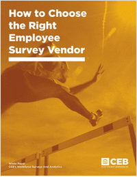 How to Choose the Right Employee Survey Vendor