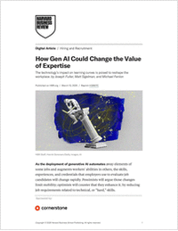 How Gen AI Could Change the Value of Expertise