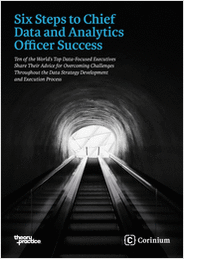 Six Steps to Chief Data and Analytics Officer Success