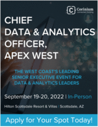 Chief Data & Analytics Officer, APEX West 2022 | Corinium