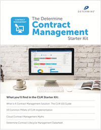 The Determine Contract Management Starter Kit
