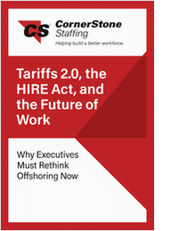 Tariffs 2.0, the HIRE Act, and the Future of Work: Why Executives Must Rethink Offshoring Now