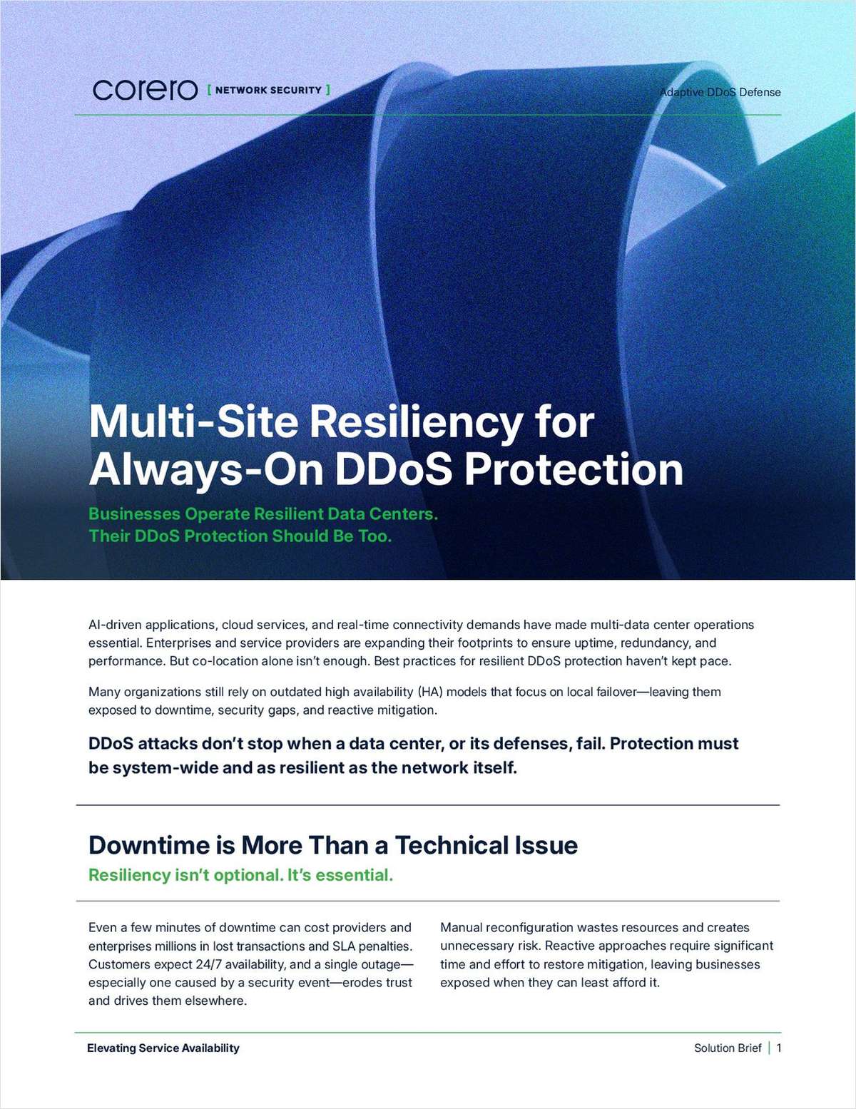 Multi-Site DDoS Resiliency: Stay Protected Without Gaps