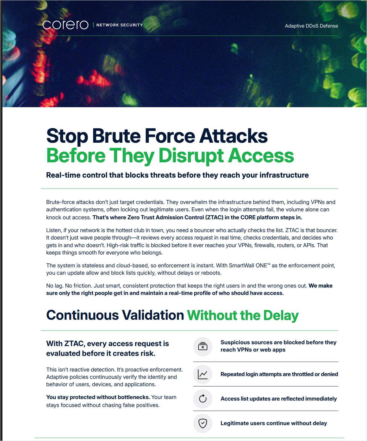 Block credential abuse and unauthorized access