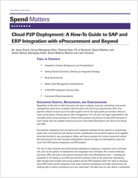 Cloud P2P Deployment: A How-To Guide to ERP Integration