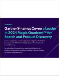 Gartner names Coveo a Leader in 2024 Magic Quadrant for Search and Product Discovery