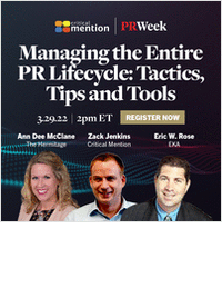 Managing the Entire PR Lifecycle: Tactics, Tips and Tools