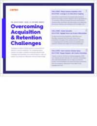 The Advertisers' Guide to Customer Growth: Overcoming Acquisition and Retention Challenges