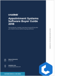 Appointment Scheduling Software Buyer Guide 2018
