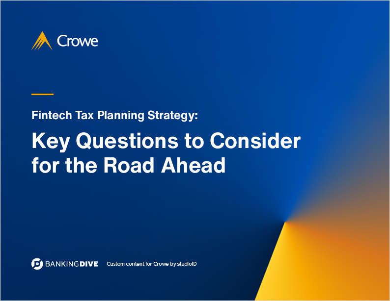 Fintech Tax Planning Strategy: Key Questions to Consider for the Road Ahead