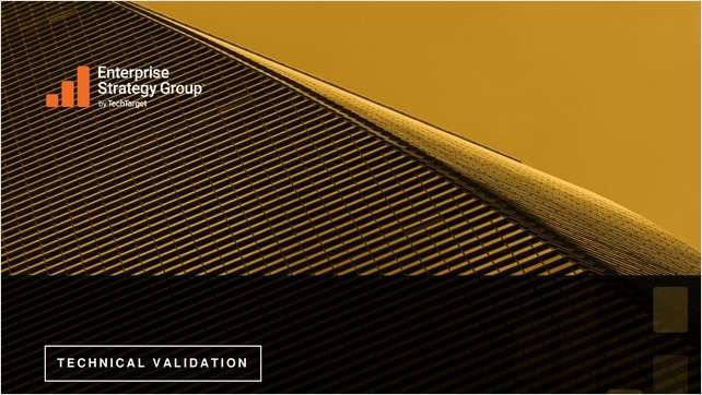 ESG Technical Validation