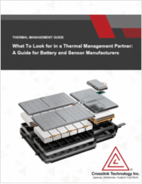 What to Look for in a Thermal Management Partner: A Guide for Battery & Sensor Manufacturers