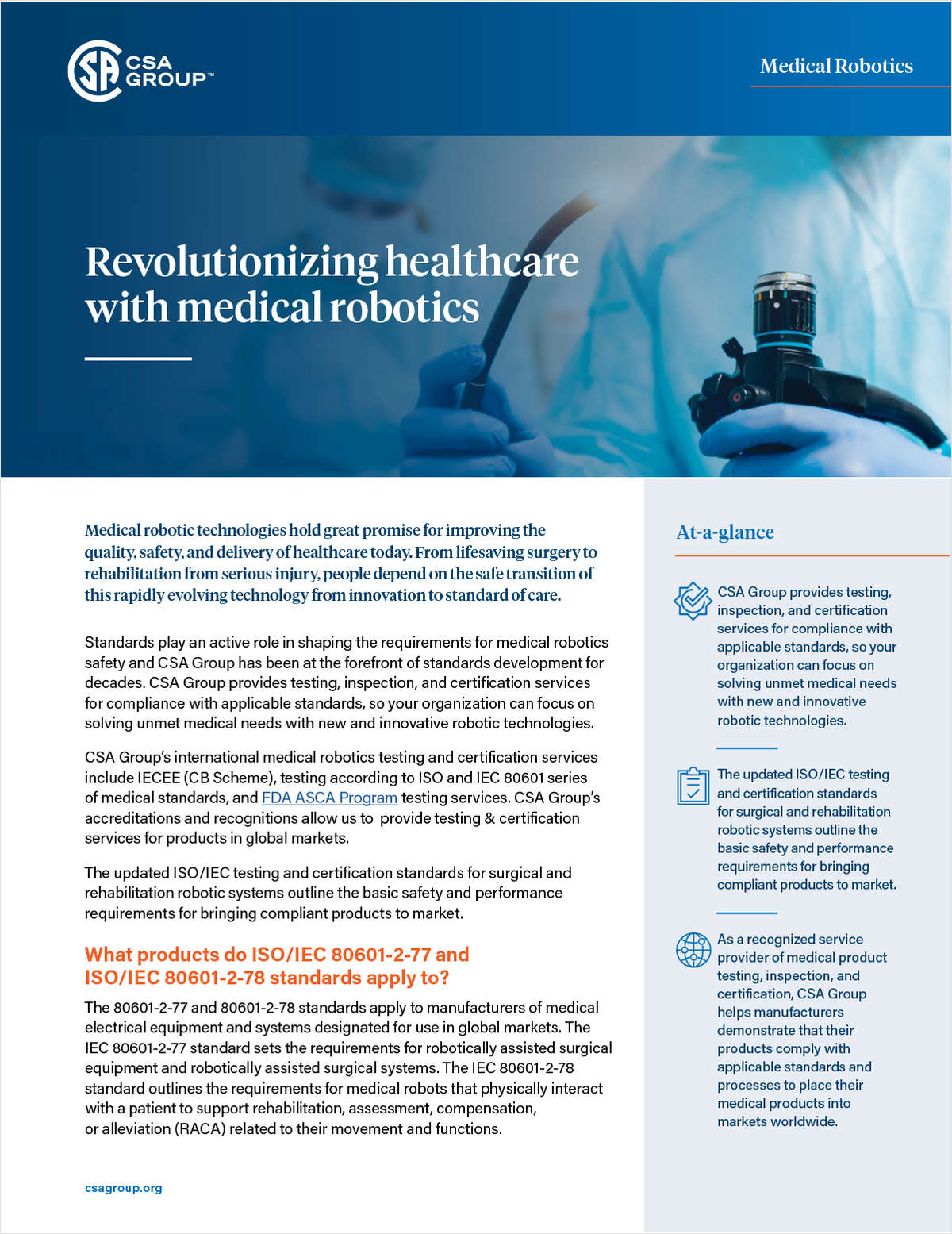 Revolutionizing Healthcare with Medical Robotics