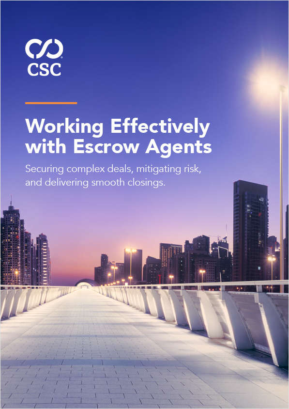 Escrow Best Practice Guide 2025: Working Effectively with Escrow Agents