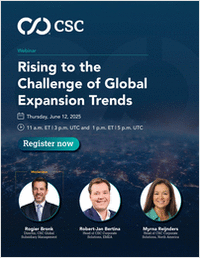 Rising to the Challenges of Global Expansion Trends June 12 at 11 AM ET