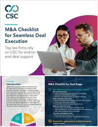 M&A Checklist for Seamless Deal Execution