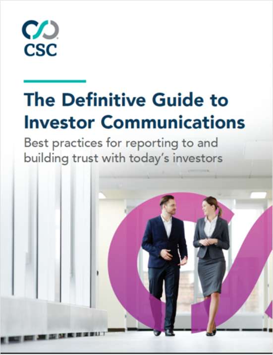 The Definitive Guide to Investor Communications