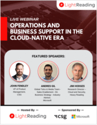 Operations and Business Support in the Cloud-Native Era