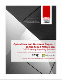 Operations and Business Support in the Cloud Native Era 2025 Heavy Reading Survey