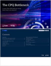 The CPQ bottleneck: 5 ways Telco B2B deals go wrong (and what to do about it)